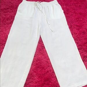 NYC White Relaxed Pants